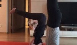 倒立视频,捕捉瞬间平衡之美